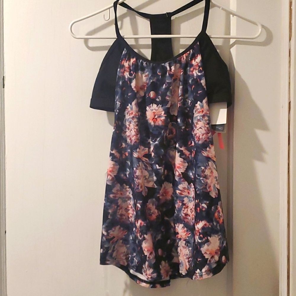 Tyr padma Shea 2 in 1 Swim Tank Bright NWT size small